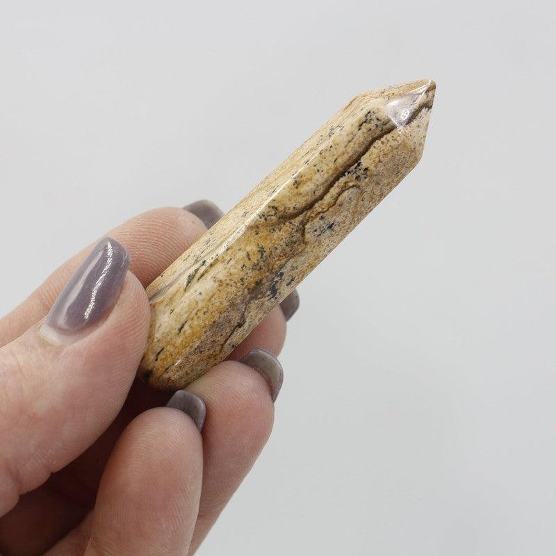 Small Picture Jasper Massage Point Tool || Spiritual Growth-Nature's Treasures