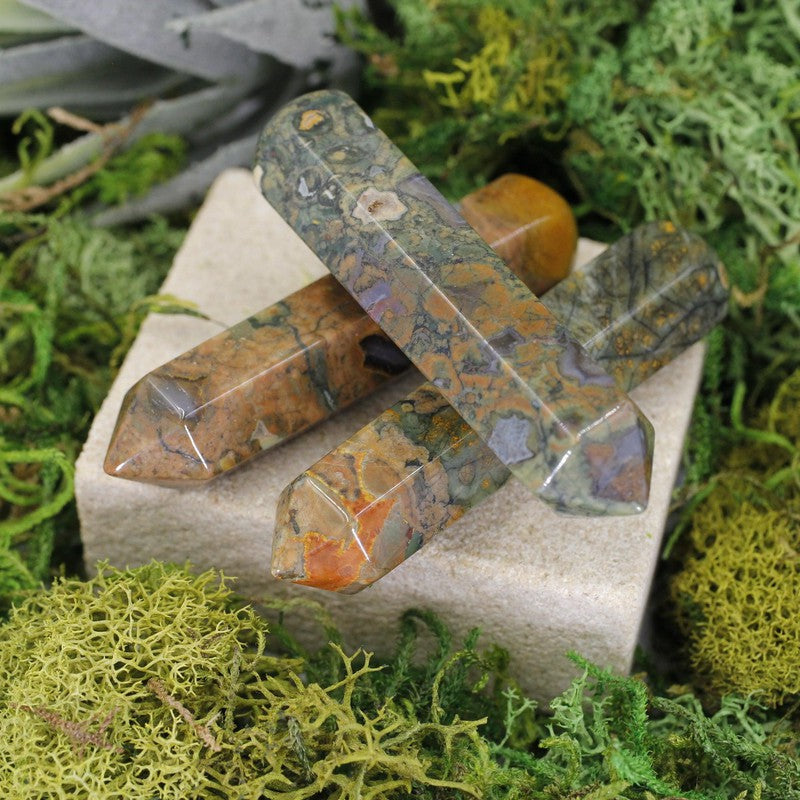 Small Rhyolite Massage Point Tool || All Chakras-Nature's Treasures