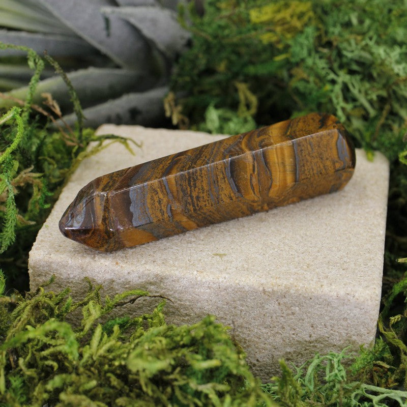 Small Tiger Iron Massage Point Tool || Protection-Nature's Treasures