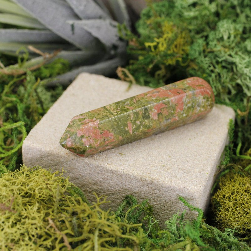 Small Unakite Massage Point Tool || Emotional Healing-Nature's Treasures