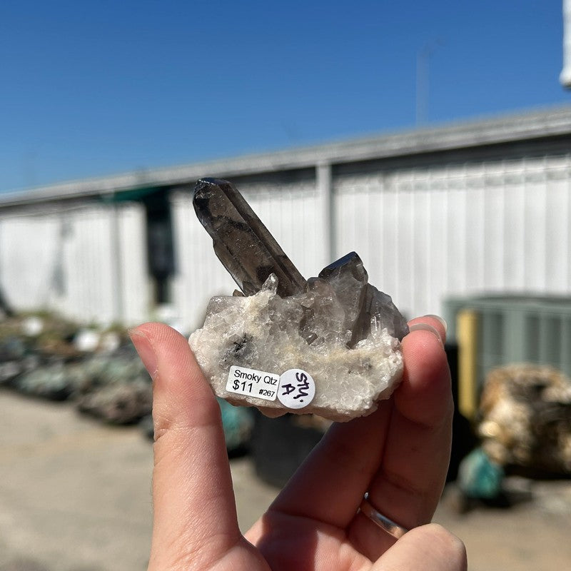 Smoky Quartz Clusters-Nature's Treasures