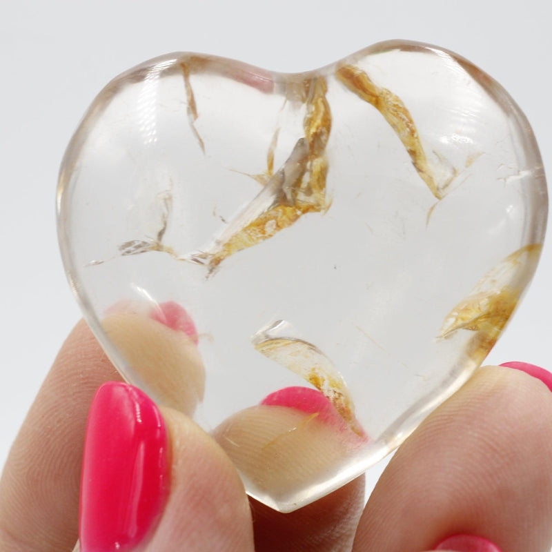 Smoky Quartz Pocket Hearts-Nature's Treasures
