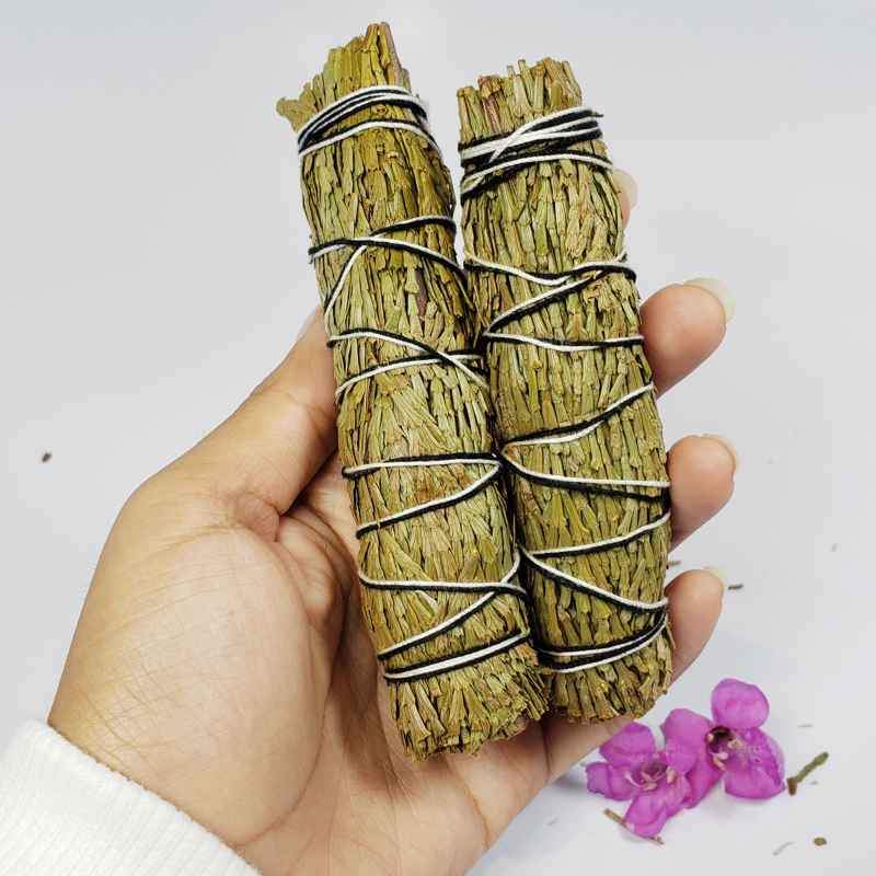 Smudge Bundle Sticks || Flat Cedar Leaf-Nature's Treasures