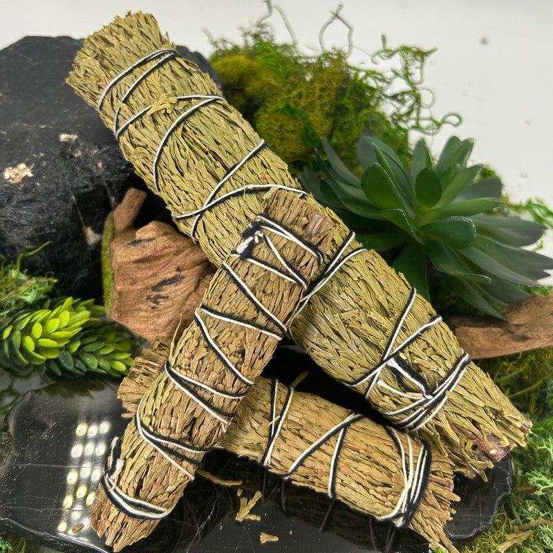 Smudge Bundle Sticks || Flat Cedar Leaf