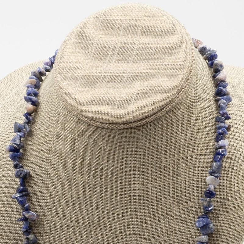 Sodalite Chip Necklace-Nature's Treasures