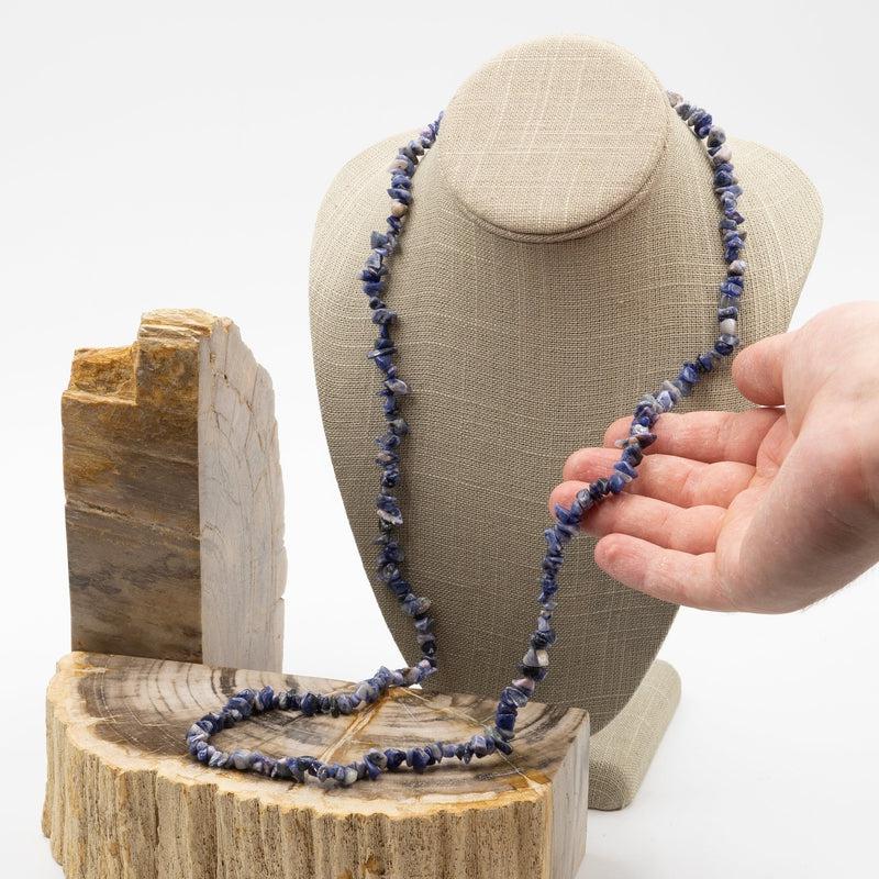 Sodalite Chip Necklace-Nature's Treasures