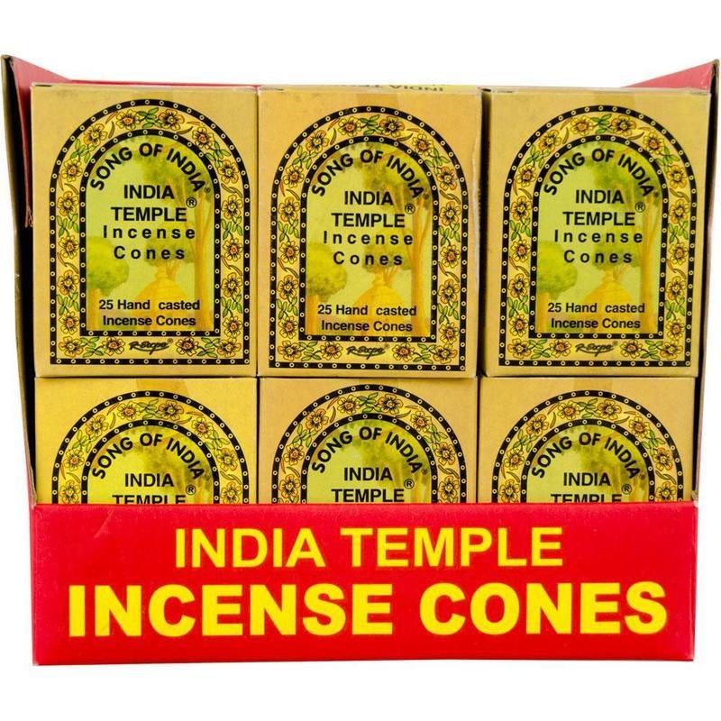 Song Of India Incense Cones "India Temple"-Nature's Treasures