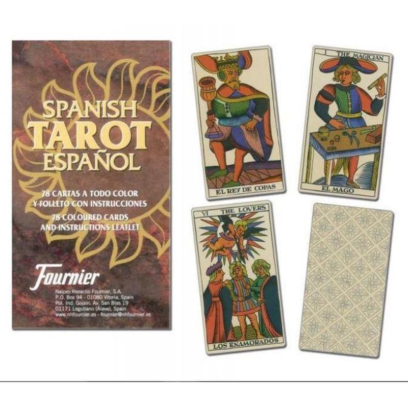 Spanish Tarot Espanol Deck By Lo Scarabeo (Spanish Version)-Nature's Treasures