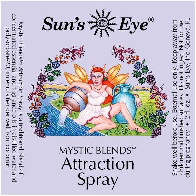 Sun's Eye Mystic Blends Spray "Attraction"-Nature's Treasures