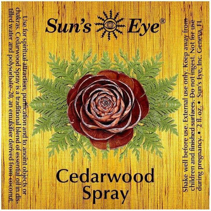 Sun's Eye Mystic Blends Spray "Cedar-wood"-Nature's Treasures