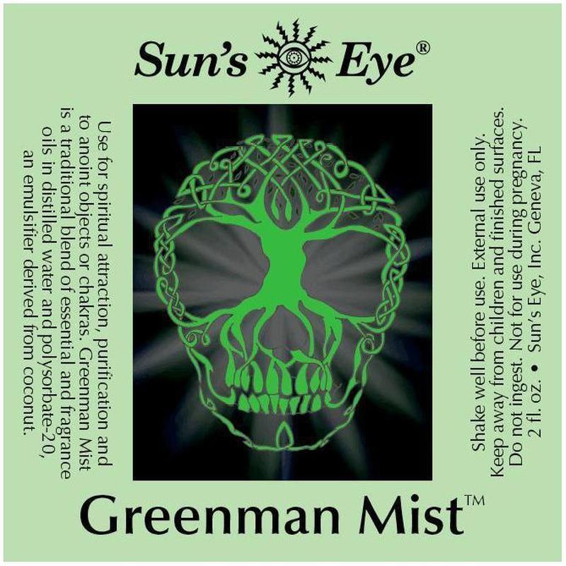 Sun's Eye Mystic Blends Spray "Greenman Mist"-Nature's Treasures