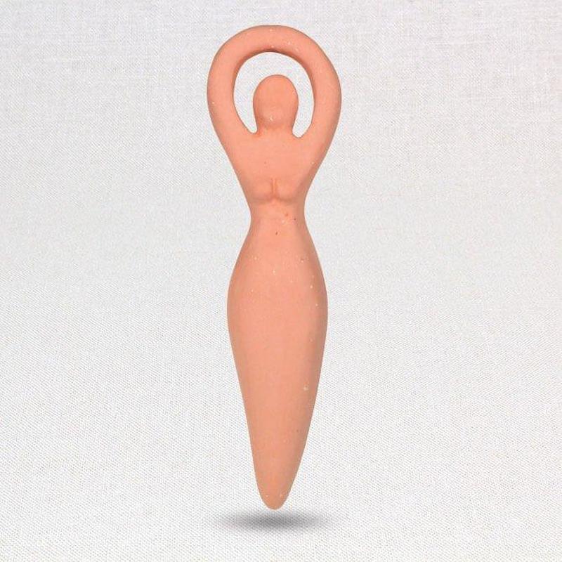 Sun's Eye Terra Cotta Clay Goddess Hanging Oil Diffuser