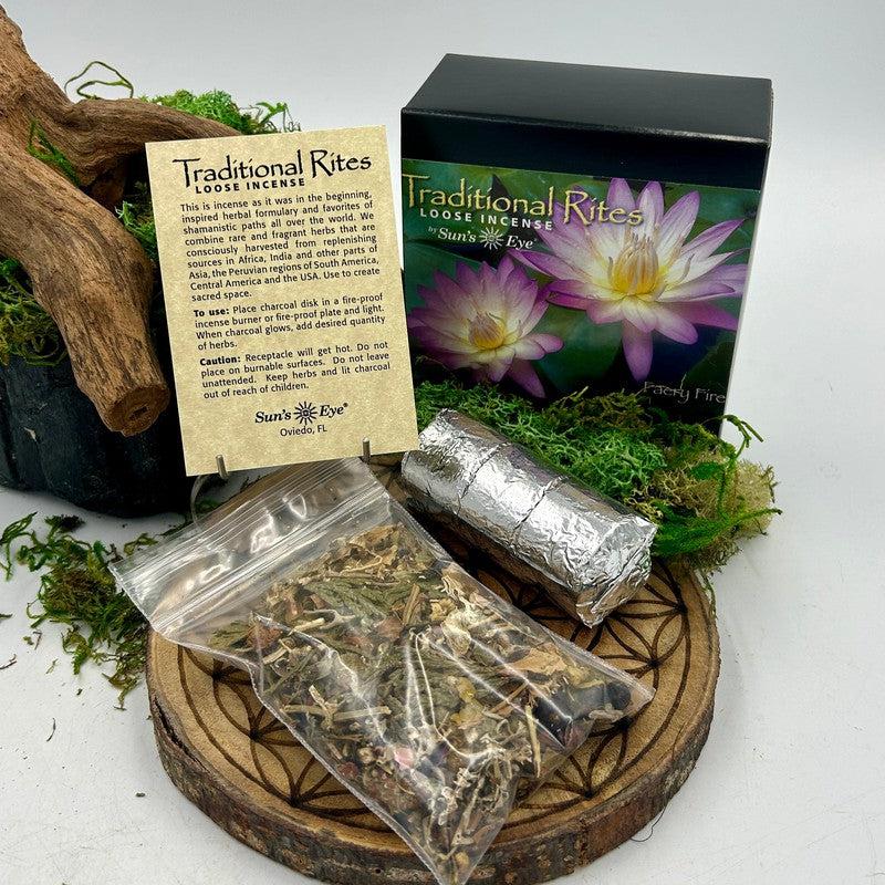 Sun's Eye Traditional Rites Incense Herb Kit || Faery Fire-Nature's Treasures