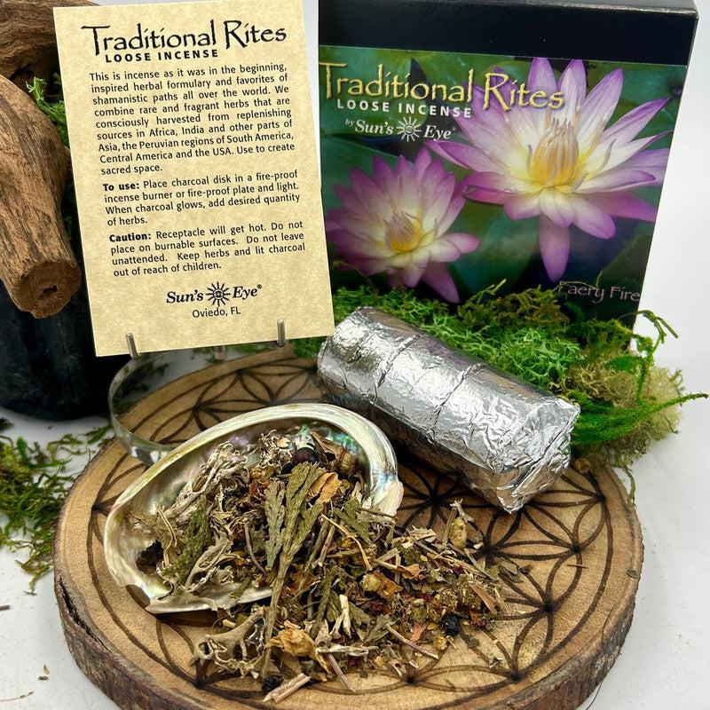 Sun's Eye Traditional Rites Incense Herb Kit || Faery Fire-Nature's Treasures