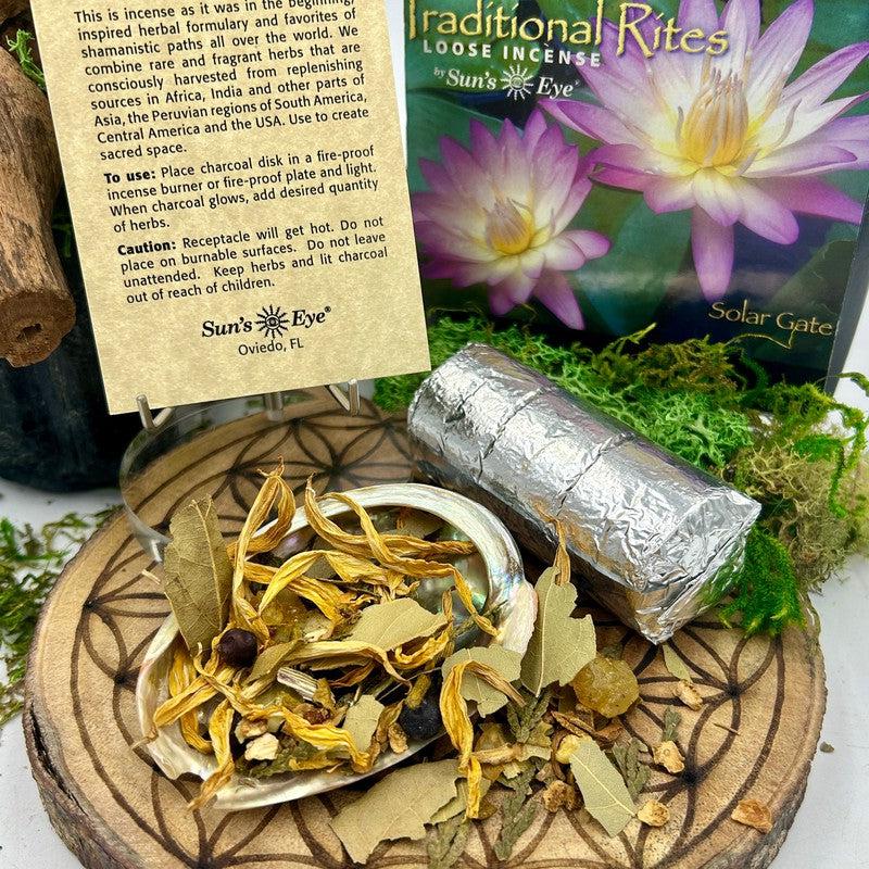 Sun's Eye Traditional Rites Incense Herb Kit || Solar Gate-Nature's Treasures