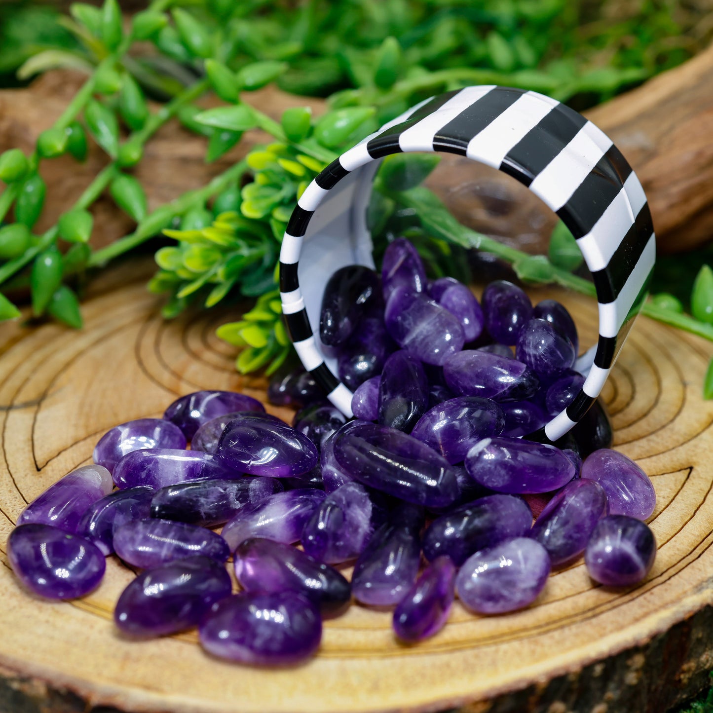 Polished Jelly Bean Tumble Stones || Gridding, Crafting