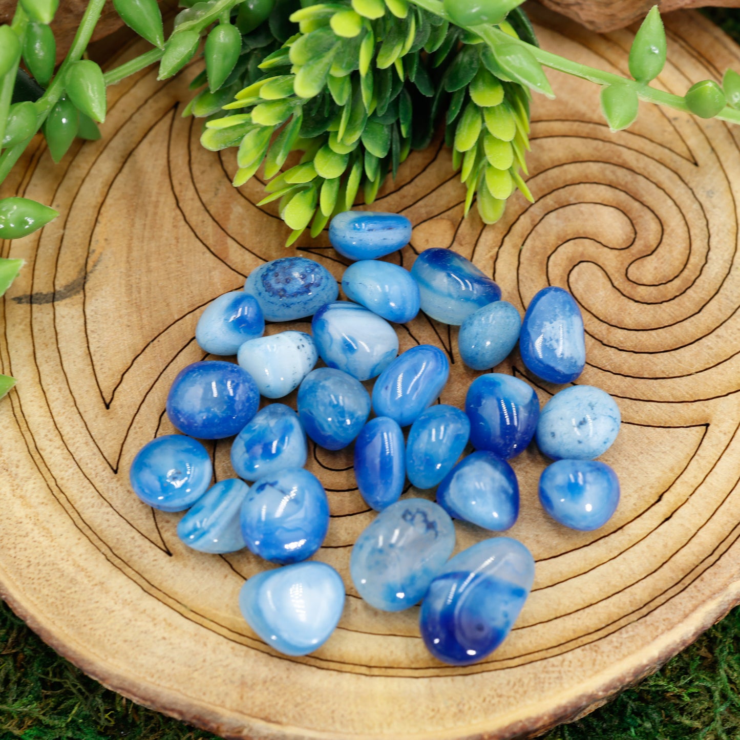 Polished Jelly Bean Tumble Stones || Gridding, Crafting