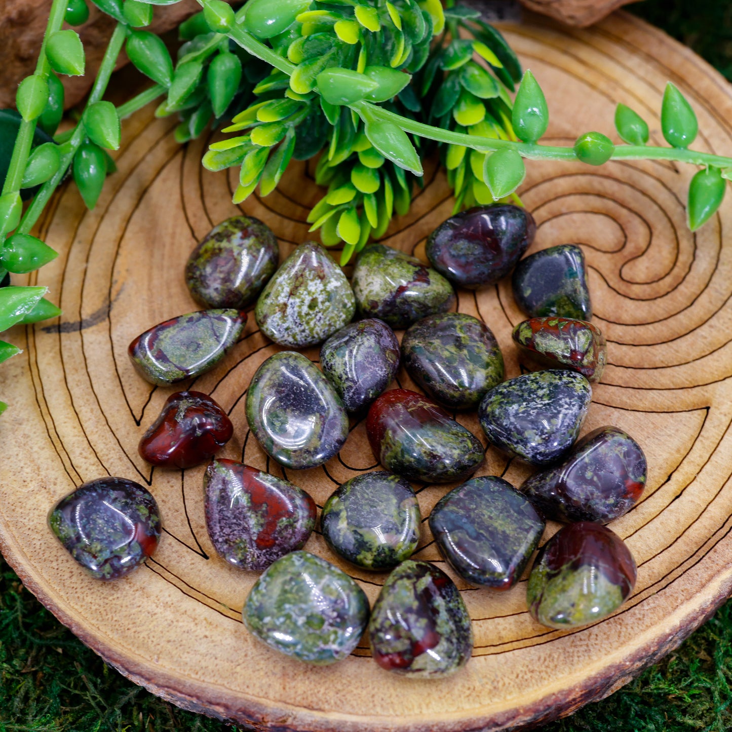 Polished Jelly Bean Tumble Stones || Gridding, Crafting