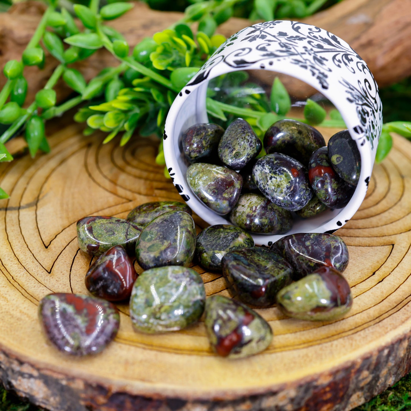 Polished Jelly Bean Tumble Stones || Gridding, Crafting