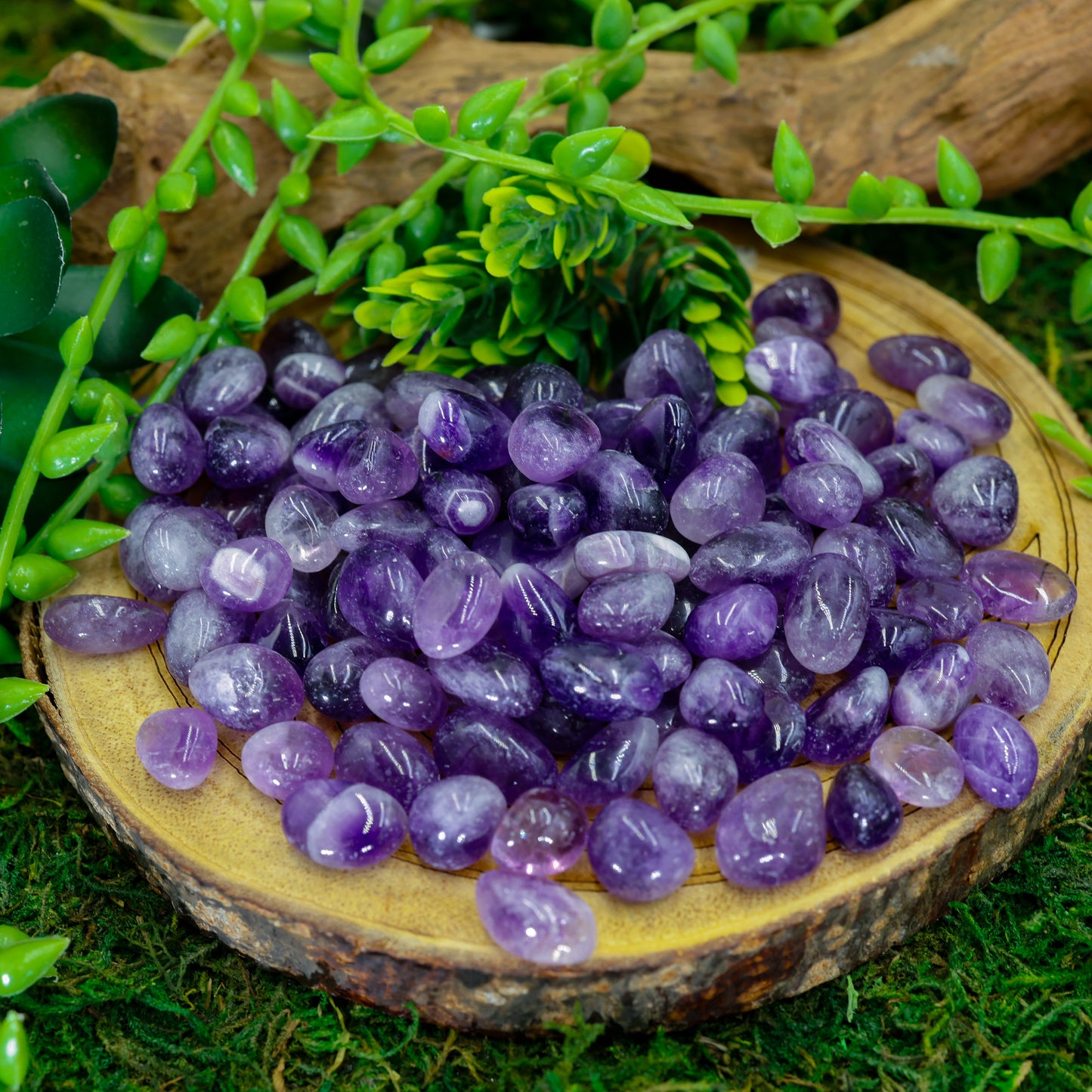 Polished Jelly Bean Tumble Stones || Gridding, Crafting