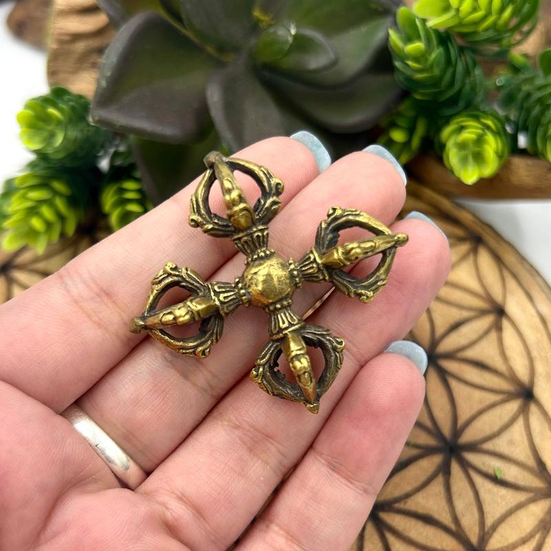 Tibetan Double Dorje Pendant || Trunk Show-Nature's Treasures