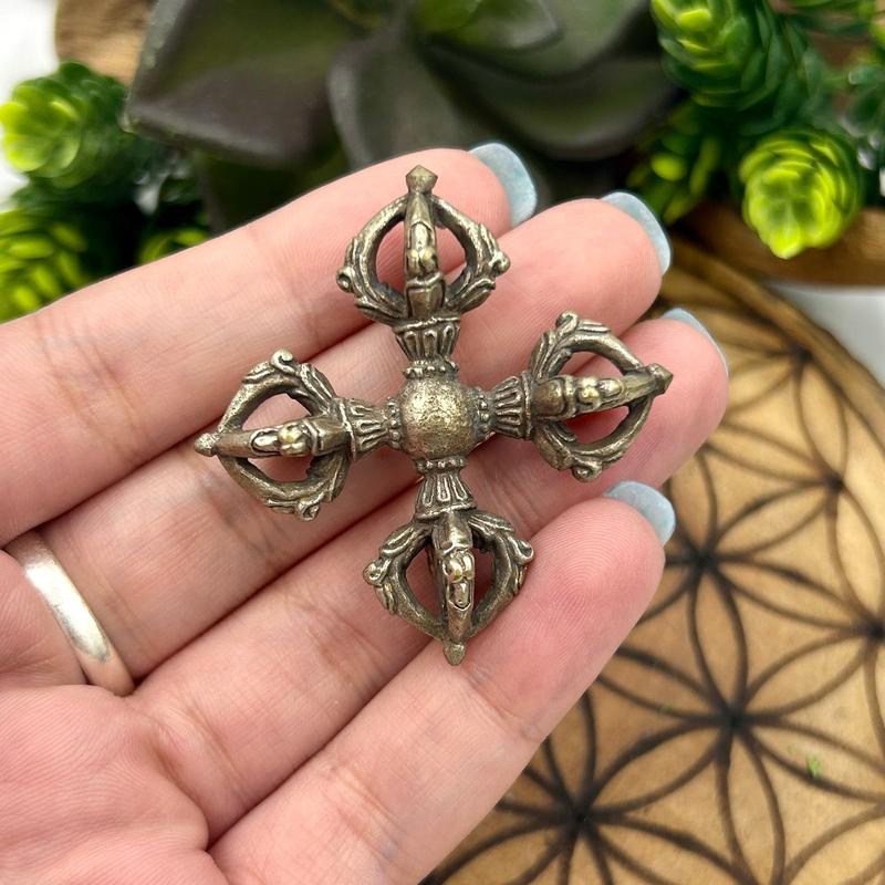 Tibetan Double Dorje Pendant || Trunk Show-Nature's Treasures
