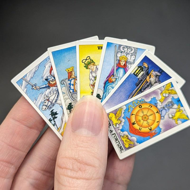 Tiny Universal Waite Tarot Cards-Nature's Treasures