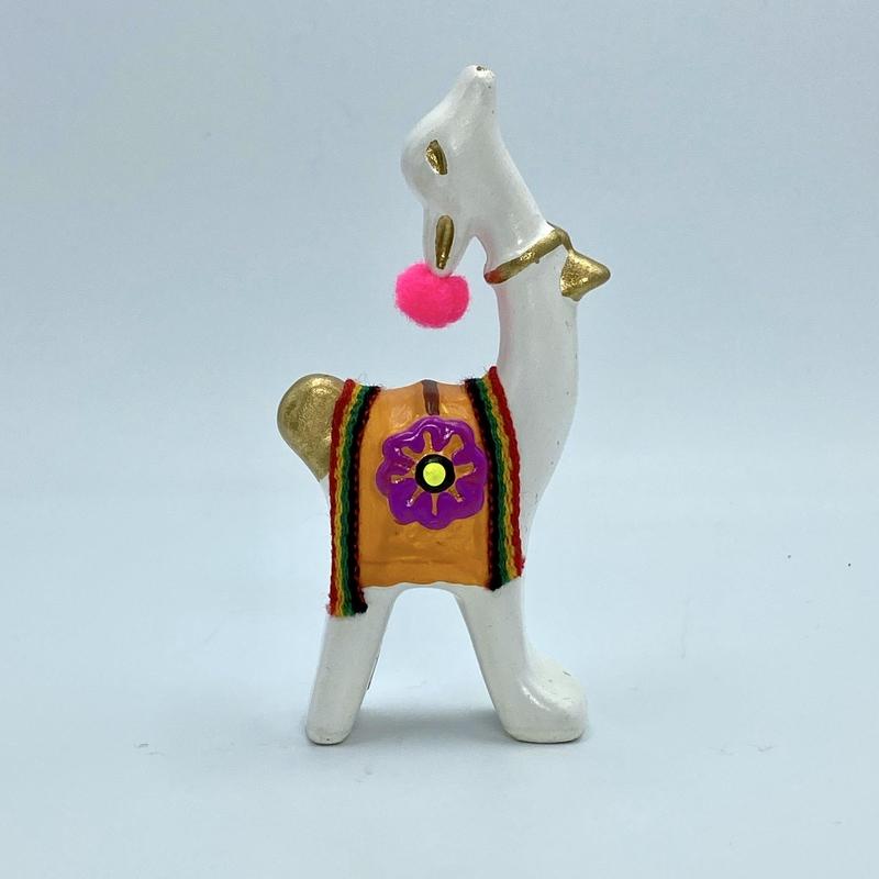 Tradition Hand Made Ceramic Llama Statue's || Peru-Nature's Treasures