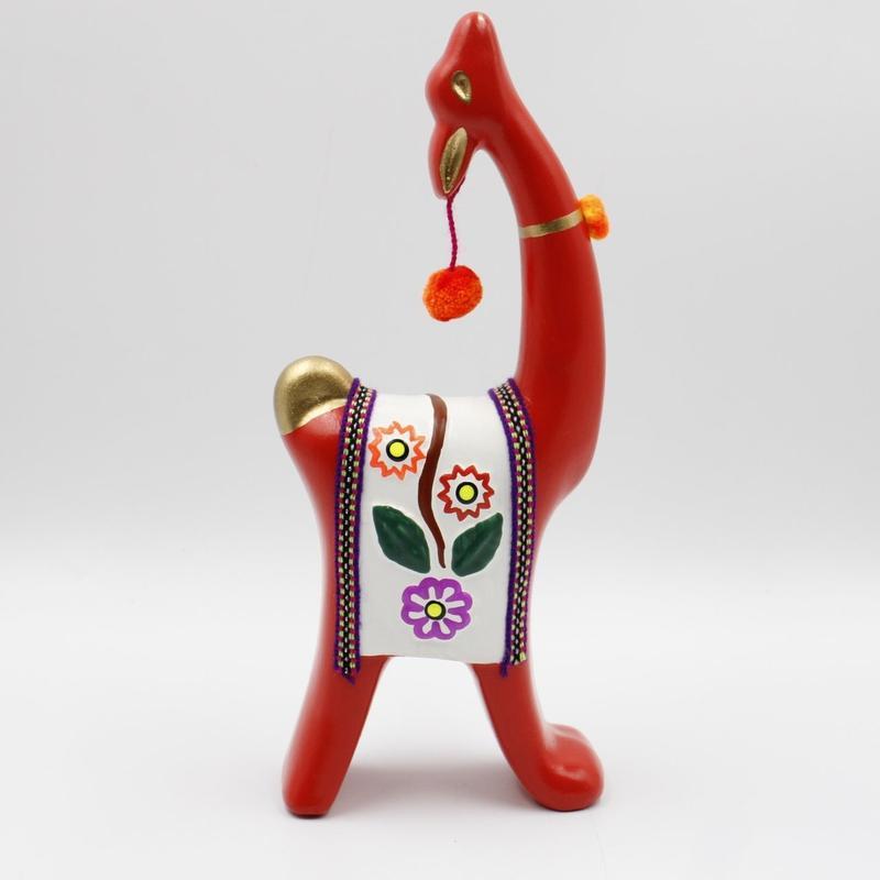 Tradition Hand Made Ceramic Llama Statue's || Peru-Nature's Treasures