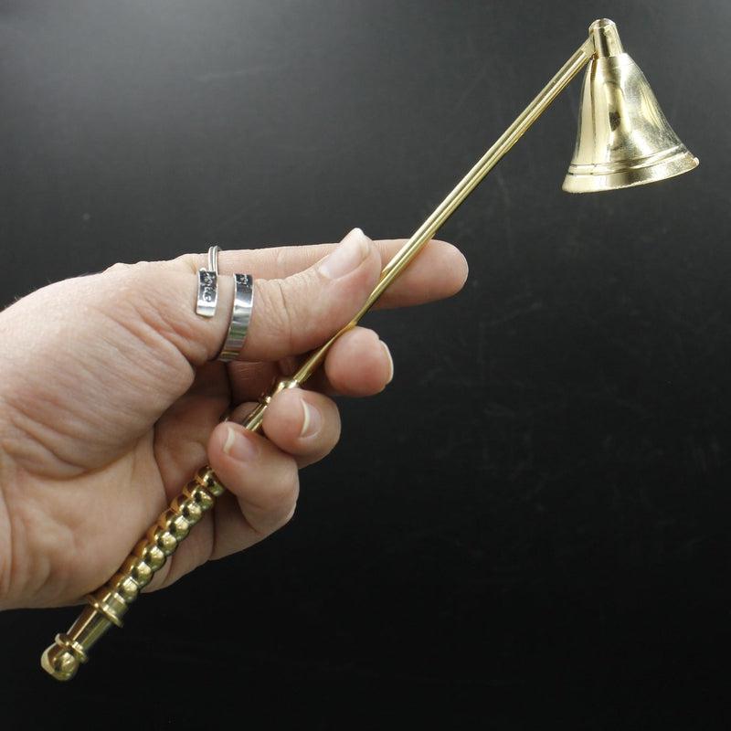 Traditional Solid Brass Candle Snuffer 8"-Nature's Treasures