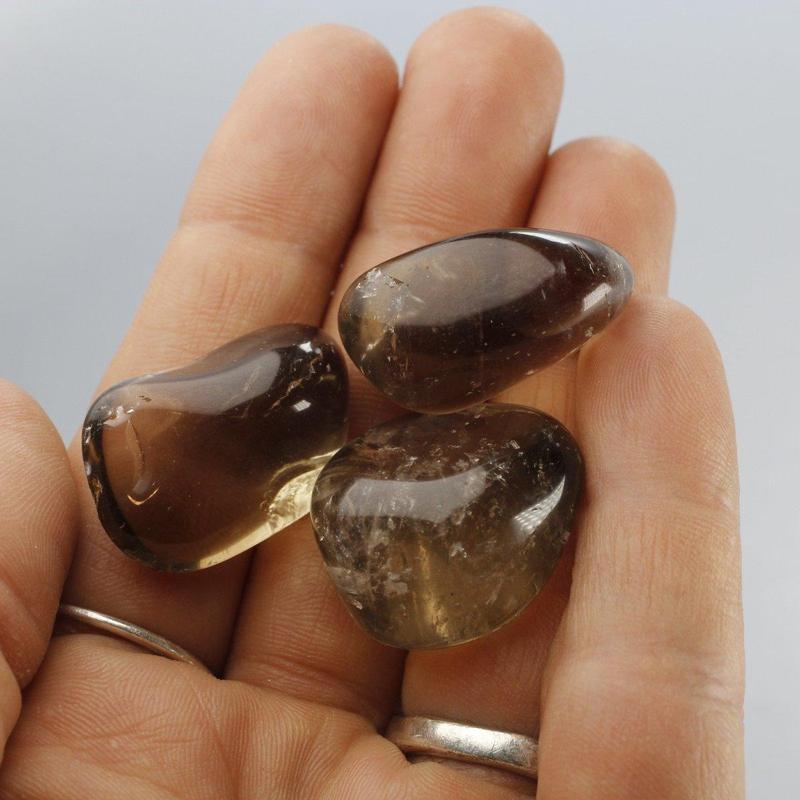 Tumbled Smoky Quartz Stone - Grade A-Nature's Treasures