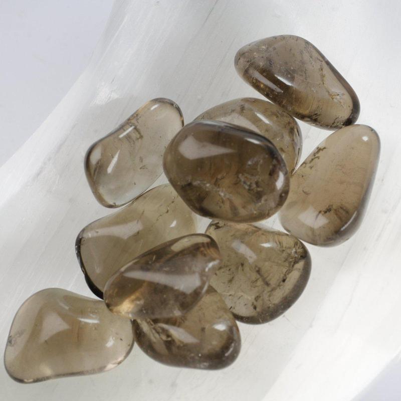 Tumbled Smoky Quartz Stone - Grade A-Nature's Treasures