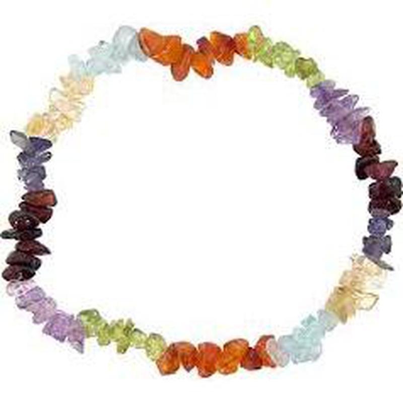 Unisex Chakra Chip Bracelet || Chakra Balance