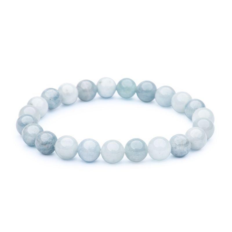 Unisex Gemstone Power Bracelets || Aquamarine