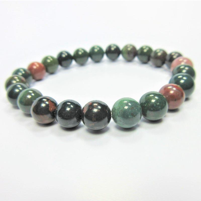 Unisex Gemstone Power Bracelets || Bloodstone