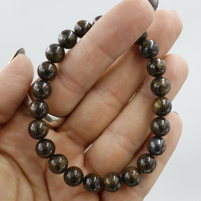 Unisex Gemstone Power Bracelets || Bronzite-Nature's Treasures