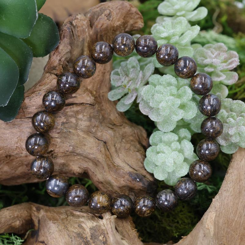 Unisex Gemstone Power Bracelets || Bronzite-Nature's Treasures