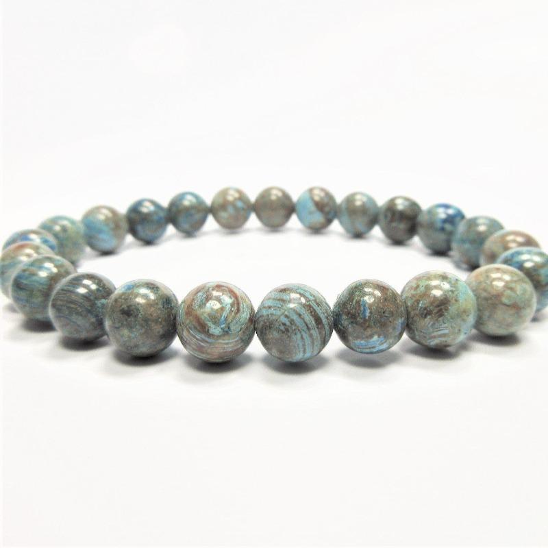 Unisex Gemstone Power Bracelets || Chrysocolla-Nature's Treasures