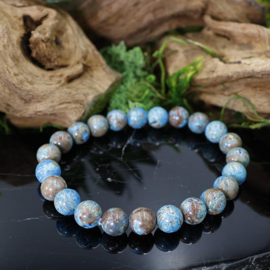Unisex Gemstone Power Bracelets || Chrysocolla-Nature's Treasures