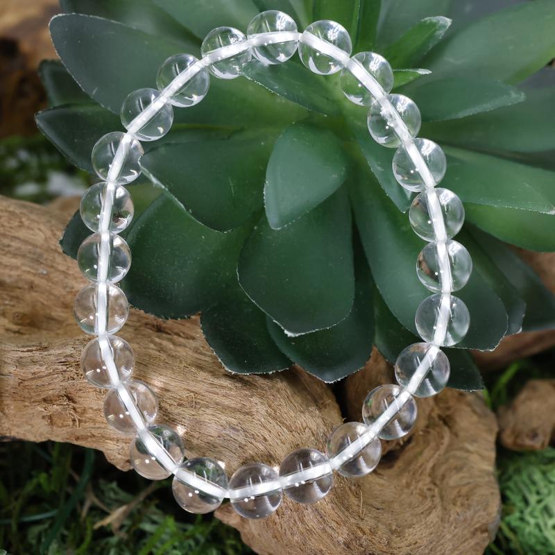 Unisex Gemstone Power Bracelets || Clear Quartz-Nature's Treasures