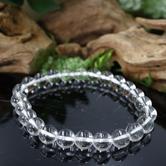 Unisex Gemstone Power Bracelets || Clear Quartz-Nature's Treasures