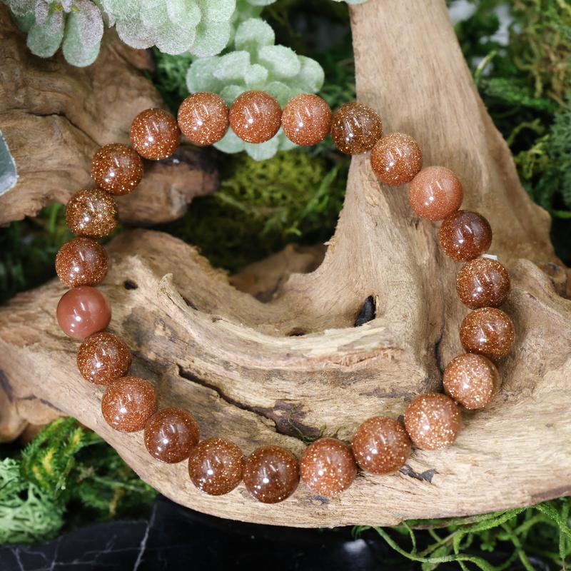Unisex Gemstone Power Bracelets || Goldstone-Nature's Treasures