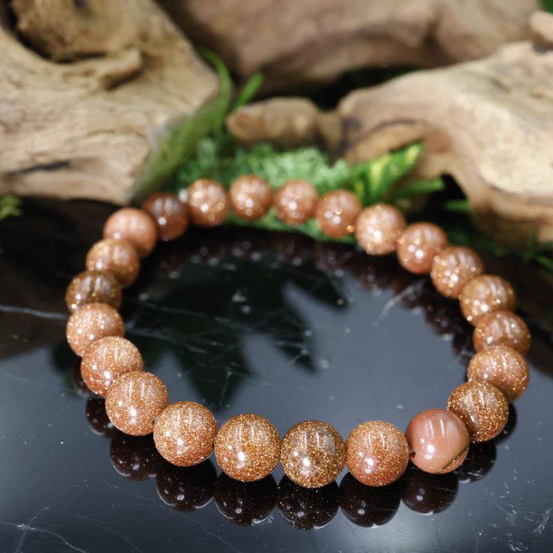 Unisex Gemstone Power Bracelets || Goldstone-Nature's Treasures