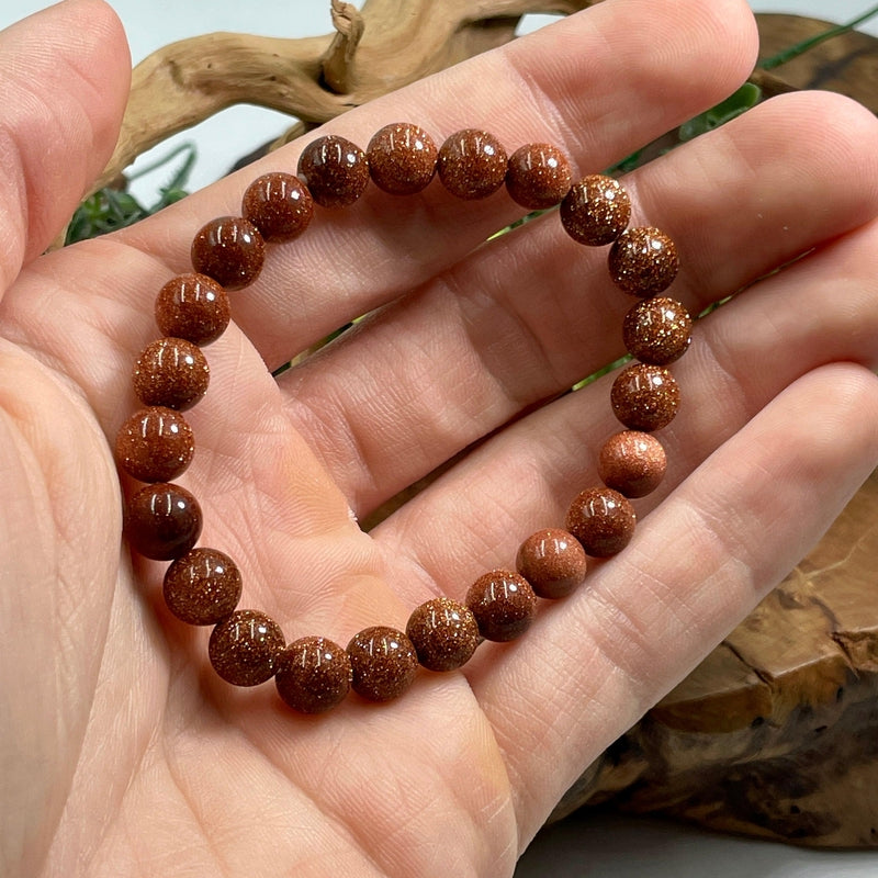 Unisex Gemstone Power Bracelets || Goldstone-Nature's Treasures