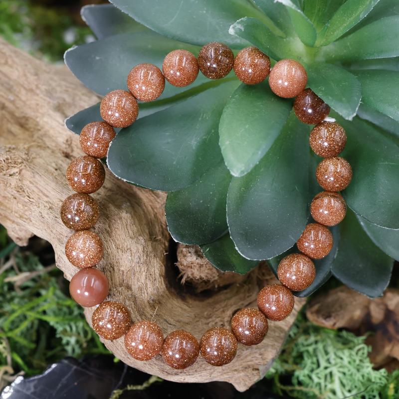 Unisex Gemstone Power Bracelets || Goldstone-Nature's Treasures