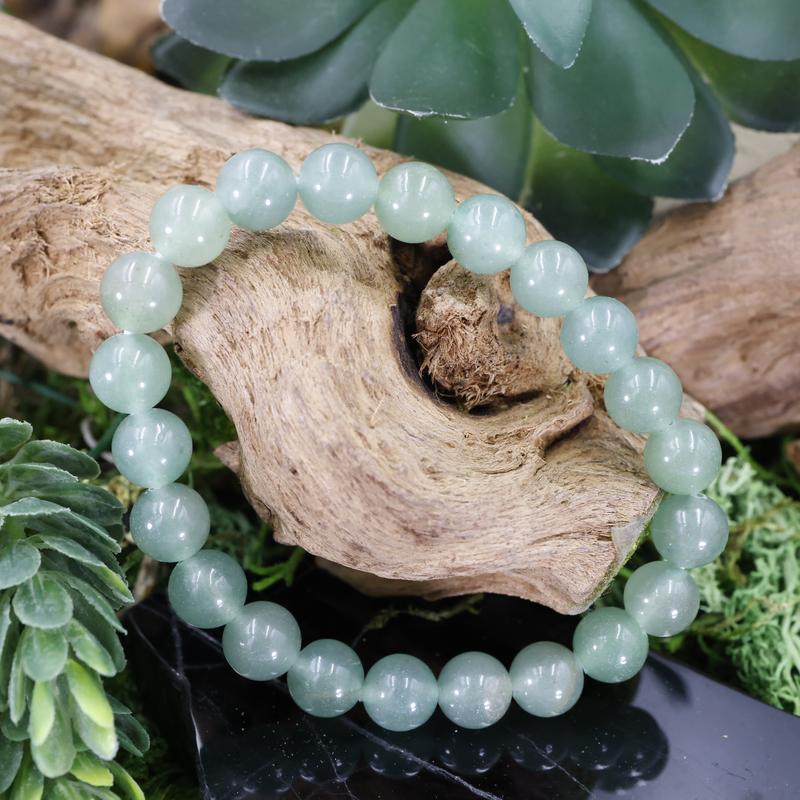 Unisex Gemstone Power Bracelets || Green Aventurine-Nature's Treasures