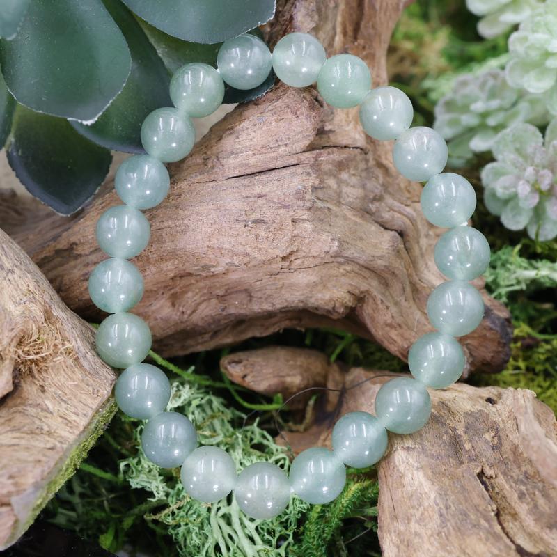 Unisex Gemstone Power Bracelets || Green Aventurine-Nature's Treasures