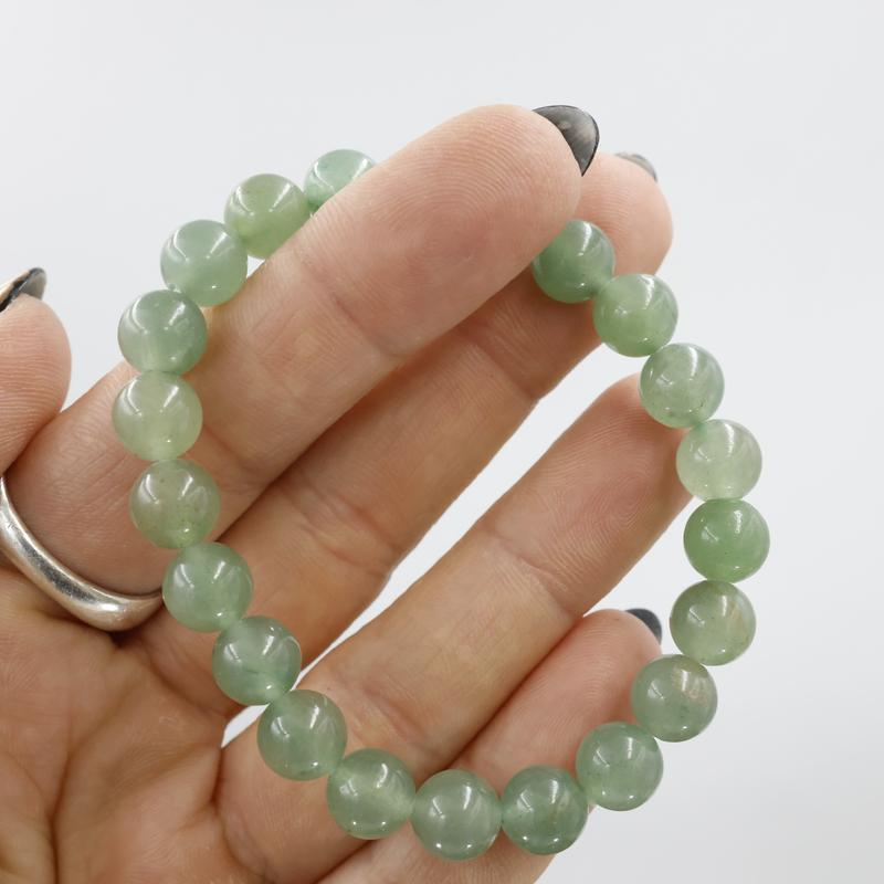 Unisex Gemstone Power Bracelets || Green Aventurine-Nature's Treasures