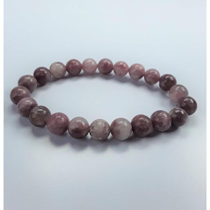 Unisex Gemstone Power Bracelets || Lepidolite-Nature's Treasures