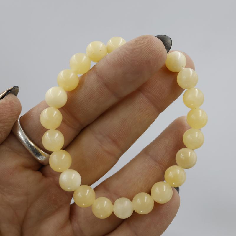 Unisex Gemstone Power Bracelets || Orange Calcite-Nature's Treasures